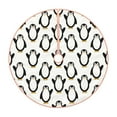 thumbnail image 1 of Salouo Lovely Penguin Christmas Tree Skirt 30" Farmhouse Christmas Decorations Snowman Xmas Tree Skirt Tree Mat for Holiday Party Decor, 1 of 1