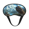 thumbnail image 1 of Salouo Majestic Eagle Over Castle Pattern Eye Masks, 1-Pack Sleep Mask Eye Cover Washable Sleeping Eyeshade Block Sleep Shade Cover Light Reduces Traveling Gifts, 1 of 7