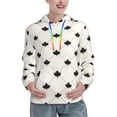 thumbnail image 1 of Salouo Maple plaid Pattern Hoodie Sweatshirts for Women, Autumn Pullover Hoodie Workout Sweat Women's Long Sleeve Preppy Sweatshirts-X-Large, 1 of 7
