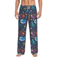 thumbnail image 1 of Salouo Marine Inhabitants Print Pajama Pants for Men, Lounge Pants Elastic Waistband Casual Men's sleepwear Loungewear Sleep Pajama Pant -Medium, 1 of 7