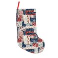 thumbnail image 1 of Salouo Marine Sailing Print Christmas Decorations Stockings 1 Pack 18'' Xmas Stockings Holiday Stocking Personalized Farmhouse Decor for Home Family Party Tree, 1 of 7