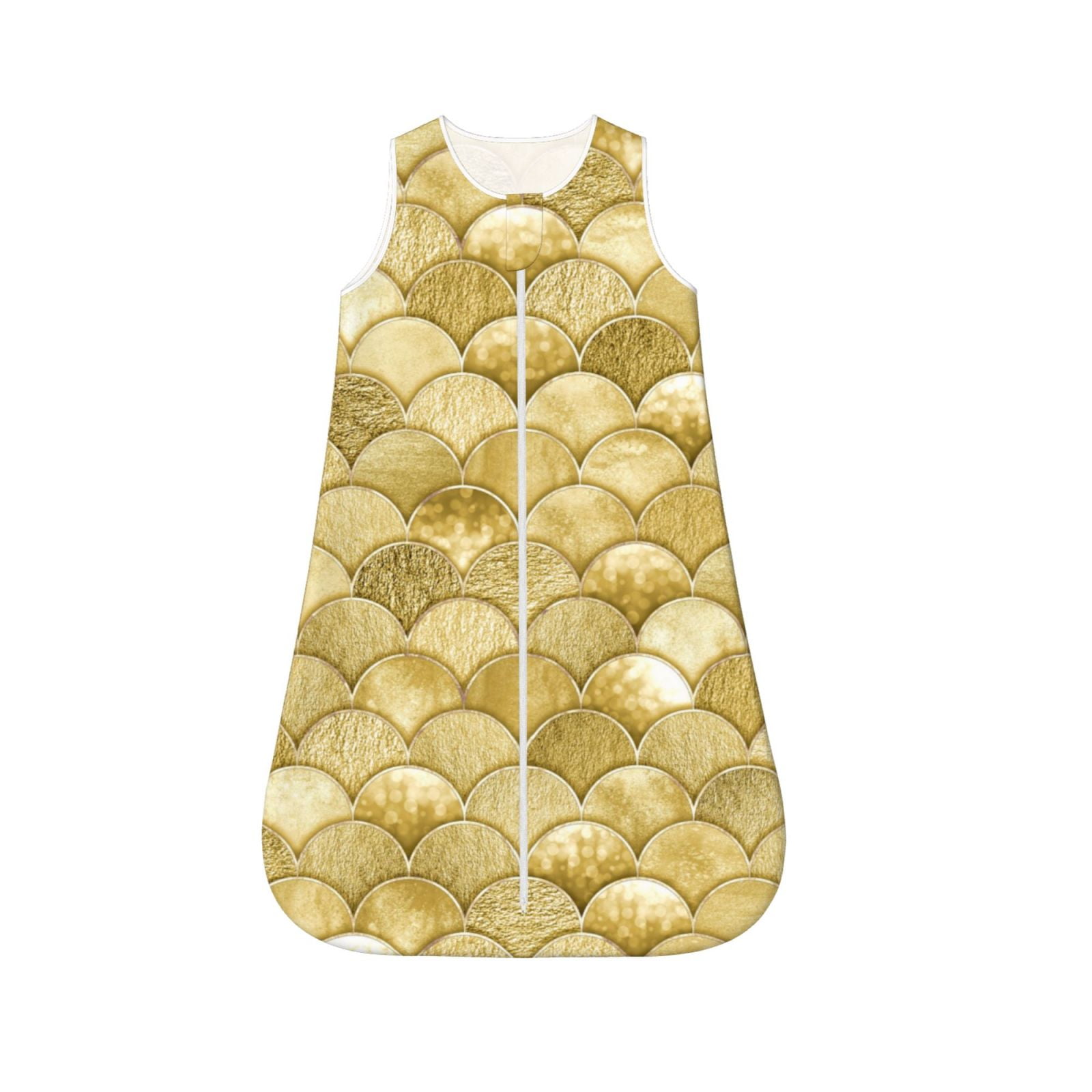 Salouo Mermaid Fish Scale Print Baby Sleep Sack Wearable Blanket for