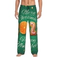 thumbnail image 1 of Salouo Merry Christmas 2025 Print Pajama Pants for Men, Lounge Pants Elastic Waistband Casual Men's sleepwear Loungewear Sleep Pajama Pant -Medium, 1 of 1