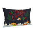 thumbnail image 1 of Salouo Merry Christmas Elk Pattern Pillow Cases,1PC Pillow Covers with Envelope Closure Decorative Pillow Case for Bed Couch,Pillows Not Included-16"x24", 1 of 6