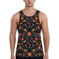 thumbnail image 1 of Salouo Mexican Flower And Birds for Men's Tank Tops,Sleeveless Muscle Shirts for Men Quick Dry Workout Tank Top Gym Muscle Tee Fitness Bodybuilding Sleeveless T Shirt-Large, 1 of 7