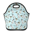 Salouo Milk Bottles And Cow Head for Lunch Tote,Lunch Bag Insulated
