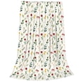 thumbnail image 1 of Salouo Mini Wildflower Watercolor Print Bed Blankets,Flannel Blanket Comfortable Air Conditioning Blanket Lightweight Blanket for Sofa Bed Travel & Couch -50"x40", 1 of 1
