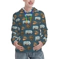 thumbnail image 1 of Salouo Miniature Ship In Bottle Pattern Hoodie Sweatshirts for Women, Autumn Pullover Hoodie Workout Sweat Women's Long Sleeve Preppy Sweatshirts-X-Large, 1 of 7