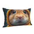 thumbnail image 1 of Salouo Modern Yellow Sweater Guinea Pig Pattern Pillow Cases,1PC Pillow Covers with Envelope Closure Decorative Pillow Case for Bed Couch,Pillows Not Included-14"x20", 1 of 6