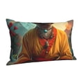 thumbnail image 1 of Salouo Moonlit Hairless Cat Monk Pattern Pillow Cases,1PC Pillow Covers with Envelope Closure Decorative Pillow Case for Bed Couch,Pillows Not Included-16"x24", 1 of 6