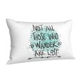 thumbnail image 1 of Salouo Not All Who Wander Are Lost1 Pattern Pillow Cases,1PC Pillow Covers with Envelope Closure Decorative Pillow Case for Bed Couch,Pillows Not Included-14"x20", 1 of 6