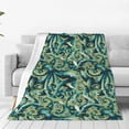 thumbnail image 1 of Salouo Octopus Print Bed Blankets, Flannel Blanket Comfortable Air Conditioning Blanket Lightweight Blanket for Sofa Bed Travel & Couch-40"x30", 1 of 7