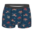 thumbnail image 1 of Salouo Octopus Sea Life Print Men's Boxer Briefs,Breathable Underwear Elastic Waistband Briefs for Men -X-Large, 1 of 8