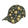 thumbnail image 1 of Salouo Octopuses And Leaves Print Unisex Sports Hat, Adjustable Golf Dad Hat Outdoor Cap Mountain Dad Hat Adjustable Fit Baseball Cap for Men and Women, 1 of 6