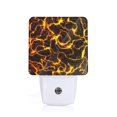 thumbnail image 1 of Salouo Orange Lightning for Night Lights Plug into Wall 1 Pack, 0.5W Plug in Night Light with Dusk-to-Dawn Light Sensor LED Nightlight for Bathroom, Adult, Hallway-UK, 1 of 7