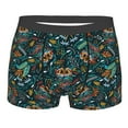 thumbnail image 1 of Salouo Owl Doodle Print Men's Boxer Briefs,Breathable Underwear Elastic Waistband Briefs for Men -XX-Large, 1 of 8