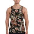 thumbnail image 1 of Salouo Paisley6 for Men's Tank Tops,Sleeveless Muscle Shirts for Men Quick Dry Workout Tank Top Gym Muscle Tee Fitness Bodybuilding Sleeveless T Shirt-Large, 1 of 7