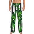 thumbnail image 1 of Salouo Palm Greenery Print Pajama Pants for Men, Lounge Pants Elastic Waistband Casual Men's sleepwear Loungewear Sleep Pajama Pant -X-Large, 1 of 7