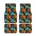 thumbnail image 1 of Salouo Palm Trees for Car Floor Mat Set of 4–Car Carpet Mats - Car Mats with Anti-Slip Backing & Driver Heel Pad Universal Fit for Cars, Trucks, SUVs, and Vans, 1 of 6