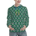 thumbnail image 1 of Salouo Peacock'S Tail Pattern Hoodie Sweatshirts for Women, Autumn Pullover Hoodie Workout Sweat Women's Long Sleeve Preppy Sweatshirts-Medium, 1 of 7