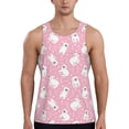 thumbnail image 1 of Salouo Pink Cartoon Bear for Men's Tank Tops,Sleeveless Muscle Shirts for Men Quick Dry Workout Tank Top Gym Muscle Tee Fitness Bodybuilding Sleeveless T Shirt-3X-Large, 1 of 7
