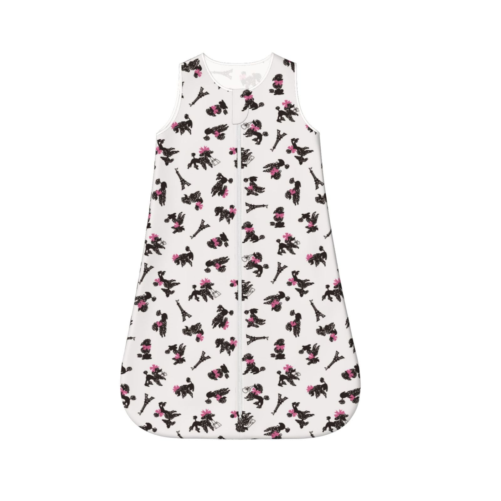 Salouo Poodle Dog Print Baby Sleep Sack Wearable Blanket for Babies