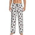 thumbnail image 1 of Salouo Poodle Dog Print Pajama Pants for Men, Lounge Pants Elastic Waistband Casual Men's sleepwear Loungewear Sleep Pajama Pant -Large, 1 of 7