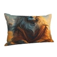 thumbnail image 1 of Salouo Prairie Meditating Lion Pattern Pillow Cases,1PC Pillow Covers with Envelope Closure Decorative Pillow Case for Bed Couch,Pillows Not Included-16"x24", 1 of 6