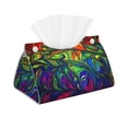 thumbnail image 1 of Salouo Pride Rainbow Pattern Long Tissue Box Cover Rectangular–Plus Size Tissue Box Holder Modern LeatheLarge Tissue Holder for Bathroom Car & Office Decor, 1 of 7