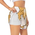 thumbnail image 1 of Salouo Prince Corgi Dog Print Women's 2 in 1 Running Shorts Double-Layer Shorts Athletic Workout Gym Yoga Shorts Running Shorts for Women-X-Large, 1 of 7