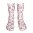 thumbnail image 1 of Salouo Pug And Donut Pattern Fun Novelty Crew Socks,Casual Athletic Socks Neutral Socks, 1 of 7