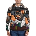 thumbnail image 1 of Salouo Pug Dog Pattern Men's Fall Hoodie Sweatshirt,Sport Hoodie with Pockets for Men Pullover Casual Hooded Sweatshirt-Medium, 1 of 7