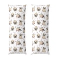 thumbnail image 1 of Salouo Pugs Prattern Long Body Pillowcase,1 PCS Pillow Cover Decorative Pillow Case Hidden Zipper Closure Pillowcase,Pillow NOT Included(20'' x54''), 1 of 7