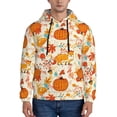 thumbnail image 1 of Salouo Pumpkin Fall Pears Pattern Men's Fall Hoodie Sweatshirt,Sport Hoodie with Pockets for Men Pullover Casual Hooded Sweatshirt-X-Large, 1 of 7