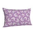 thumbnail image 1 of Salouo Purple Butterflies Floral Pattern Pillow Cases,1PC Pillow Covers with Envelope Closure Decorative Pillow Case for Bed Couch,Pillows Not Included-20"x30", 1 of 6