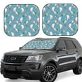 thumbnail image 1 of Salouo Rabbit And Balloon Pattern Car Windshield Sun Shade Foldable | Front Windshield Shade for Sun, Heat and UV Rays | Interior Sun Protection-Medium, 1 of 1