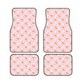 thumbnail image 1 of Salouo Rabbit And Carrot for Car Floor Mat Set of 4–Car Carpet Mats - Car Mats with Anti-Slip Backing & Driver Heel Pad Universal Fit for Cars, Trucks, SUVs, and Vans, 1 of 6