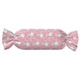 thumbnail image 1 of Salouo Rabbit And Flower Pattern Cute Bolster Pillow,Cylindrical Pillow Long Pillow for Bed Round Side Pillow for Knee/Leg/Neck ,- Length 24.4" x 9.8" Diameter, 1 of 8