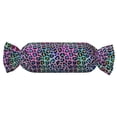 thumbnail image 1 of Salouo Rainbow Animal Skin Pattern Cute Bolster Pillow,Cylindrical Pillow Long Pillow for Bed Round Side Pillow for Knee/Leg/Neck ,- Length 24.4" x 9.8" Diameter, 1 of 8