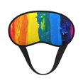 thumbnail image 1 of Salouo Rainbow Colored Pattern Eye Masks, 1-Pack Sleep Mask Eye Cover Washable Sleeping Eyeshade Block Sleep Shade Cover Light Reduces Traveling Gifts, 1 of 7