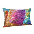 thumbnail image 1 of Salouo Rainbow Melting Ice Cream Pattern Pillow Cases,1PC Pillow Covers with Envelope Closure Decorative Pillow Case for Bed Couch,Pillows Not Included-16"x24", 1 of 6