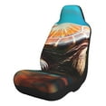 thumbnail image 1 of Salouo Realistic Turtle Pattern Car Seat Covers,Universal Car Seat Protectors Easy to Install Car Cover Car Accessories Auto/rucks/Van/SUV-2 PCS, 1 of 9