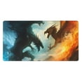 thumbnail image 1 of Salouo Red And Blue Flame Wave Dragon Print Large Mouse Pad,Extended Mat Desk Pad, 3mm Thick Mice Pad Desk Mat Big Desk Pad for Work, Game, Office, Home -16 x 29.5in, 1 of 8