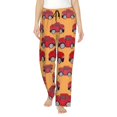 thumbnail image 1 of Salouo Red Cars Print Women's Pajama Pants Casual Loose Sweatpants PJs Flowy Pants Drawstring Palazzo for Women Wide Leg Pants Lounge Pajama -Medium, 1 of 8