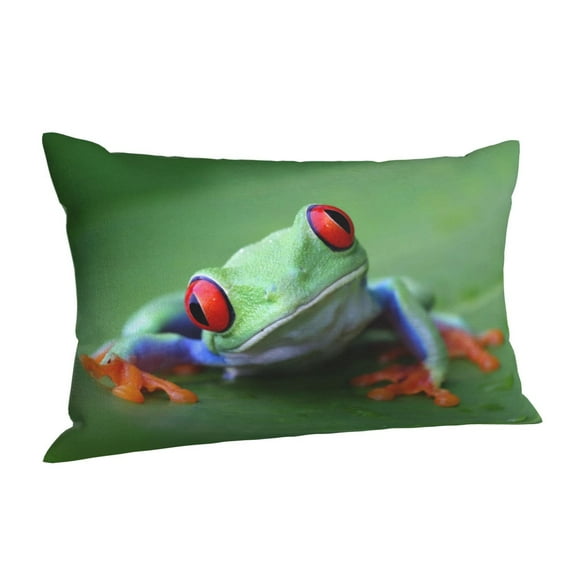 Salouo Red-Eyed Tree Frog-1 Pattern Pillow Cases,1PC Pillow Covers with Envelope Closure Decorative Pillow Case for Bed Couch,Pillows Not Included-16"x24"