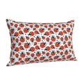 thumbnail image 1 of Salouo Red Ladybugs Pattern Pillow Cases,1PC Pillow Covers with Envelope Closure Decorative Pillow Case for Bed Couch,Pillows Not Included-14"x20", 1 of 6