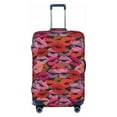 thumbnail image 1 of Salouo Red Lips Kissing Pattern Travel Dust-proof Suitcase Cover, Softside Suitcase Protector Luggage Cover Protector for 18-32inch ,Not Included Suitcase, 1 of 8