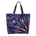 thumbnail image 1 of Salouo Red White Blue Fireworks 1 for Tote Bag for Women - Shoulder Shopping Bag Handbag Hobo Bags Casual Handbags Big Capacity Shopping Work Bag for Travel & Work, 1 of 8