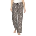 thumbnail image 1 of Salouo Retro Bunny Print Women's Pajama Pants Casual Loose Sweatpants PJs Flowy Pants Drawstring Palazzo for Women Wide Leg Pants Lounge Pajama -XX-Large, 1 of 8