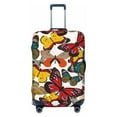 thumbnail image 1 of Salouo Retro Floral Butterfly Pattern Travel Dust-proof Suitcase Cover, Softside Suitcase Protector Luggage Cover Protector for 18-32inch ,Not Included Suitcase, 1 of 8